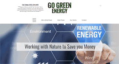 Desktop Screenshot of gogreenenergyonline.com